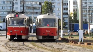 Трамвай Tatra T3SUCS, СМЕ трамваев 09.10.2021 / Tram Tatra T3SUCS