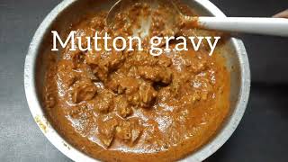 மட்டன் கிரேவி / mutton gravy / mutton curry / mutton kulambu / mutton kuzhambu