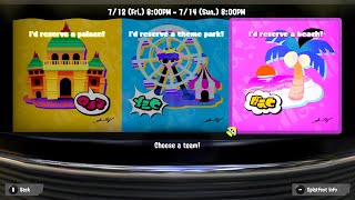 Splatfest Team Beach Intro and Team pick! | Splatoon 3