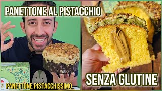 Panettone Pistacchissimo SENZA GLUTINE con Doppia Crema di pistacchio! - edizione 2023