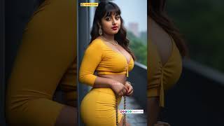 Cute Indian Girl in Stylish Yellow Outfit 🌼 | Thursday's Color of the Day | Virtual Influencer Vibes