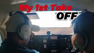 Learning to Fly : My first Takeoff Experience | Student Pilot journey