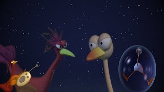 The Space Race | Ostrich vs Bird | Gazoon | Funny Cartoons for kids #space #animation #funnyanimals