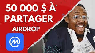 50 000 $ à partager par cet airdrop sur CMC