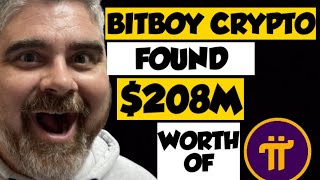 Pi Network Latest Update:What!!  Bitboy Just Found ..$208million worth of Pi Coin...