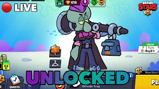 🔴 LIVE -  GRINDING TROPHIES + UNLOCKING SQUIDWARD MORTIS | BRAWL STARS