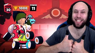 לייב בראול סטארס !  פוש דרגה 30 לקנג'י !| brawl stars