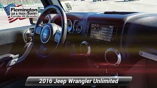 Used 2016 Jeep Wrangler Unlimited Rubicon, Flemington, NJ J18574A