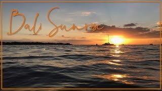 Sunrise on the boat / Sanur Bali