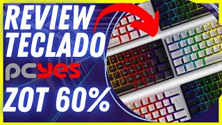 LANÇAMENTO! TECLADO MECÂNICO ZOT PCYES 60% WHITE! UNBOXING & REVIEW - Análise Completa