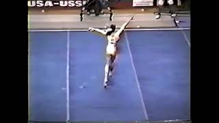 TO 1989 USA vs USSR   Elena Abrashitova URS FX