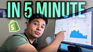 Building a Shopify Store from Scratch | Under 5 Minute