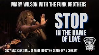 Stop In The Name Of Love by Mary Wilson backed by The Funk Brothers.