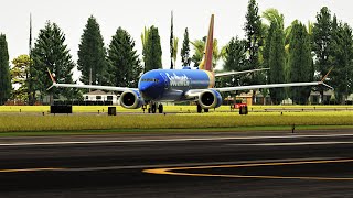 737 MAX Crosswind Landing in Hawaii | X-Plane 11