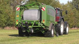 Loonbedrijf Hartemink: Persen en wikkelen met de Valtra N143 en McHale Fusion 3 plus