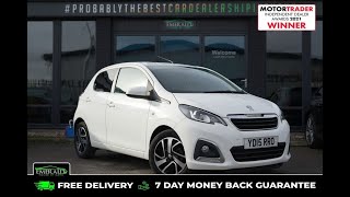 2015 15 PEUGEOT 108 1.2 ALLURE 5D 82 BHP/YD15 RRO