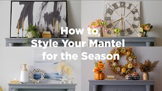 How To Style Your Mantel For The Season | The Home Depot and @food52