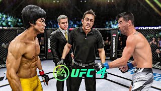 Bruce Lee vs Dominick Cruz - EA Sports UFC 4 - Bruce Lee Fight Club 🔥🐲