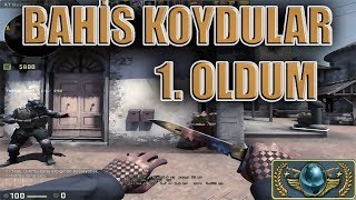 BAHİS KOYDULAR 1. OLDUM - CS:GO GLOBAL REKABETÇİ