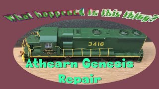 What Happened to this Athearn Genesis? Mangled Engine Repair