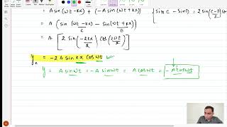 Equation of standing waves in string fixed at both ends STD 11 Waves Physics