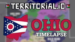 OHIO Map timelapse in Territorial.io!