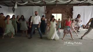 Bride TEACHES Groom Cotton Eye Joe Dance Moves!