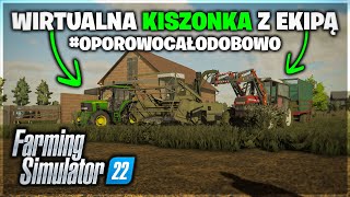 🔥 OGIEŃ NA TŁOKI 🔥 Wirtualna kiszonka w Farming Simulator 2022 z ekipą!!