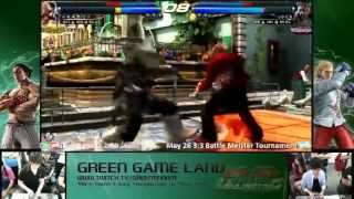 Tekken Tag 2 Battle Meister (Knee/Chanel) vs (JDCR/Saint/Misty)