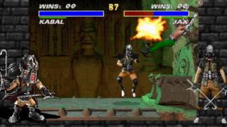 Explicação como kabal umk3 snes