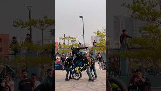 Road Riderz RRz Live stunt show with United Bike Station #rrz #unitedbikestation #stunt