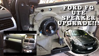 Ford Fg Ute All 4 Speakers Replacement With Stock ICC