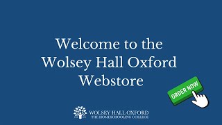 Wolsey Hall Oxford Webstore