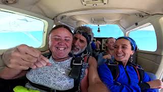 Laura's First Skydive! Tandem Jump from 10000 feet at iJump Gran Canaria