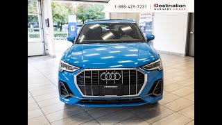 2021 AUDI Q3 TECHNIK S-LINE - STYLISH - UNIQUE COLOUR - TECH LOADED! - B13348