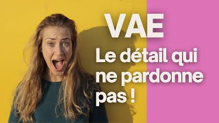 VAE ES et ME : Le Plus Important Pour Valider !