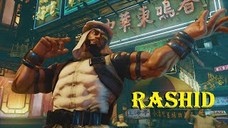 Street Fighter V ALL RASHID Character Cutscenes Story Mode (Ian Sinclair)