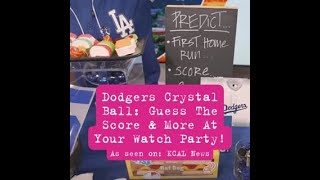 Dodgers Crystal Ball: Guess The Score & More At Your Watch Party!