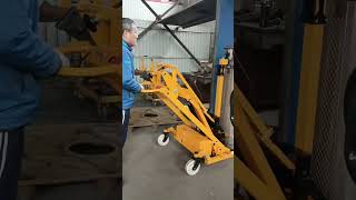 you will need one custom mini forklift for loading your goods