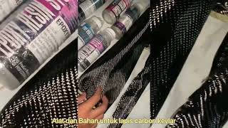 NGARBON SENDIRI DIRUMAH?? Dijamin bisa.alat dan bahan yg dibutuhkan untuk skining carbon kevlar