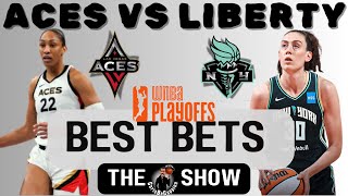 Aces vs Liberty | 2024 WNBA Playoffs Rd 2 | WNBA Best Bets & Predictions | ChrisBeCappinn Show