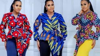 Latest, stylish and classy Ankara top designs.