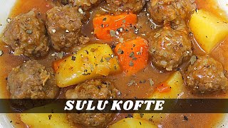 Amazing Turkish Meatball Soup | Sulu Köfte