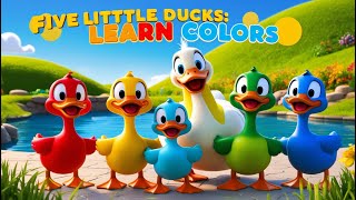 Five Little Ducks | Nursery Rhymes | Kids Song | E-Family Channel