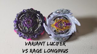 Barrier Attack! Beyblade Burst Variant Lucifer Vs Rage Longinus