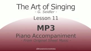 Seidler, The Art of Singing Piano Accompaniment Lesson 11