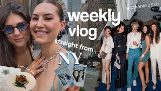 WEEKLY VLOG 👭 // NYC diaries🎉 / testuję przekąski 🍔/ spotkanie z siostrą / event CeraVe //