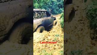 toyota land cruiser mudding #dieselpower #offroad #toyota