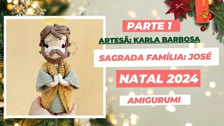 Como Fazer José em Amigurumi - Sagrada Família - Parte1