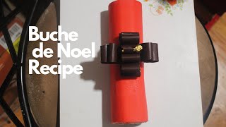 How to wrap a cake like a Christmas gift using chocolate. ( Bouche Noel recipe).